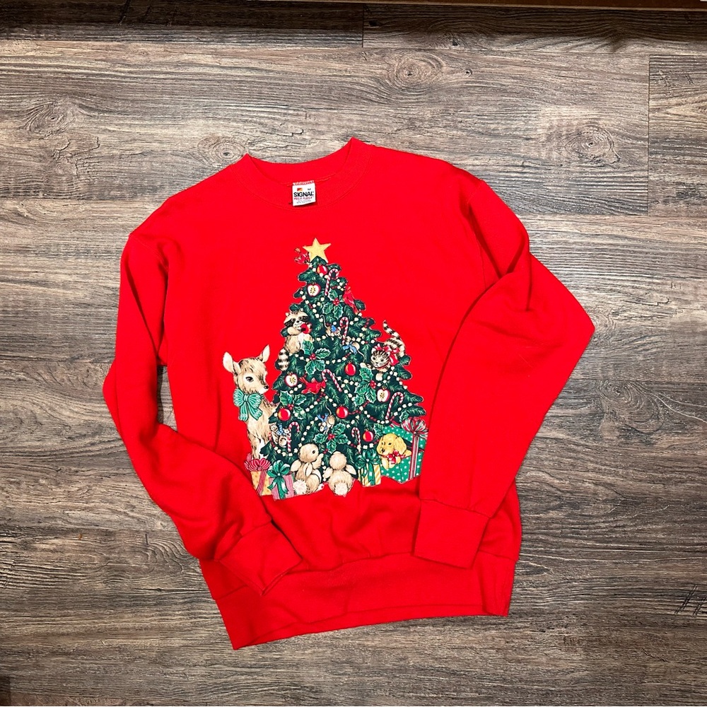Vintage Red Christmas Sweaters